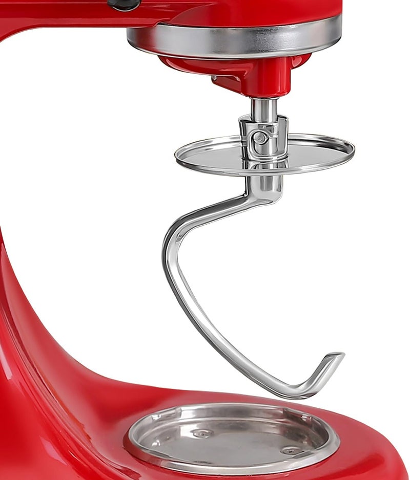 KINGEAGLE Stainless Steel Dough Hook for KitchenAid 4.5-5 Quart Tilt-Head Stand Mixers, Dishwasher Safe Metal Kneading Bread Hook Attachment for Kitchen Aid - Image 1